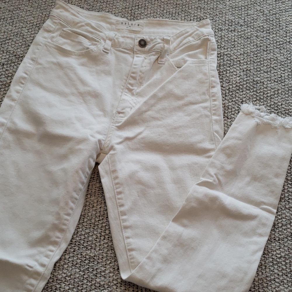 White jeans